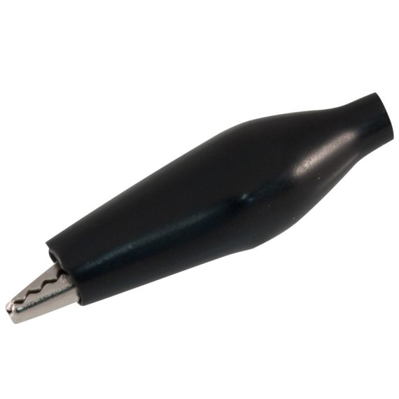 Alligator Clip 35mm for Soldering - Black