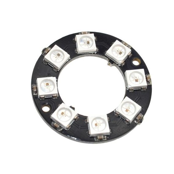 LED Ring - 8 x WS2812 5050 RGB