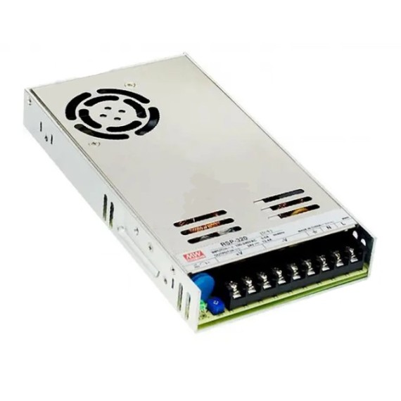 Power Supply Industrial 48V 6.7A 322W MeanWell - RSP-320-48