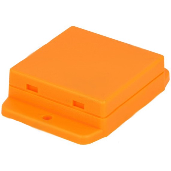 Κουτί Κατασκευών 50x50x17mm - ABS Πορτοκαλί (Gainta NUB505017OR)
