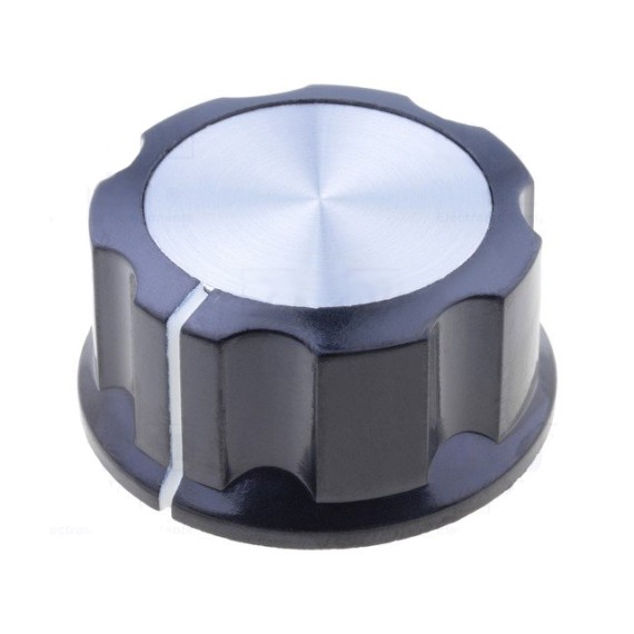 Potentiometer Knob 29.6x16mm - Silver