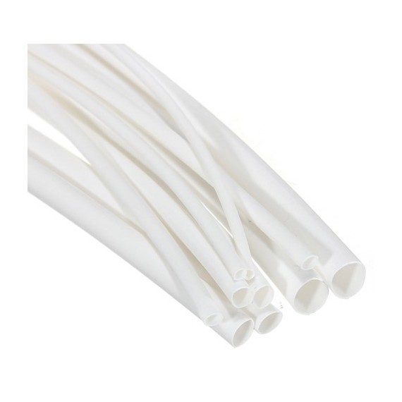 Θερμοσυστελλόμενο 3.2/1.6mm Λευκό - 1m