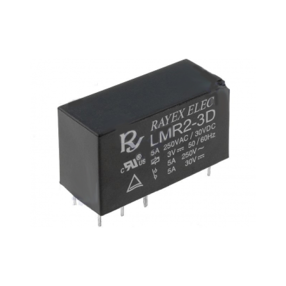 Relay 3V DPDT (5A/250VAC)