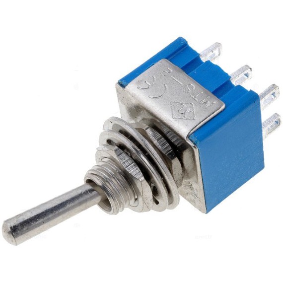 Toggle Switch DPDT On-On (3A/250V)