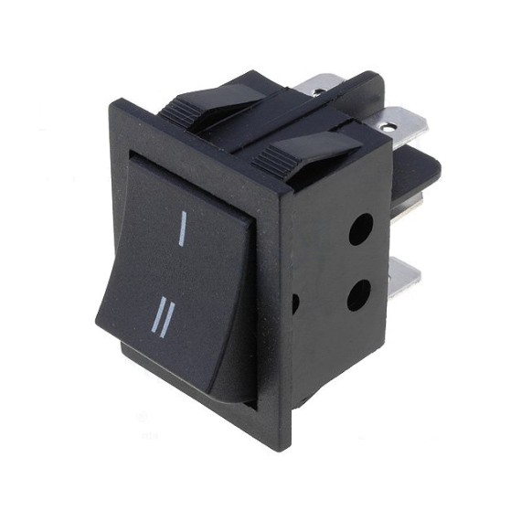 Rocker Switch DPDT On-On (15A/250VAC)