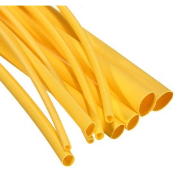 Θερμοσυστελλόμενο 2.4/1.2mm Κίτρινο - 1m