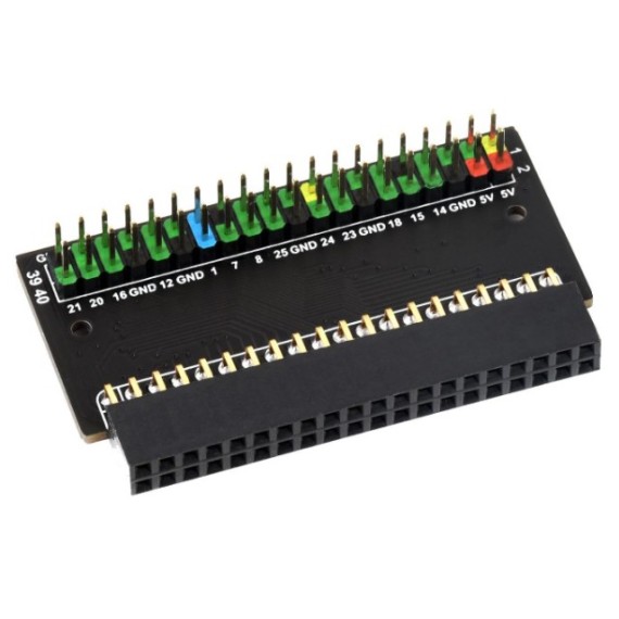Waveshare Raspberry Pi 400 GPIO Single Header Adapter - 1x 40PIN