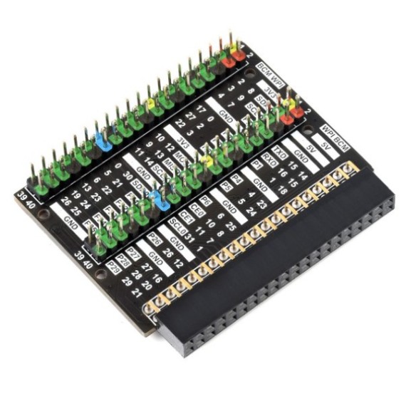 Waveshare Raspberry Pi 400 GPIO Dual Header Adapter - 2x 40PIN
