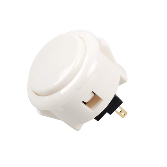 Arcade Push Button Mini 32mm - White