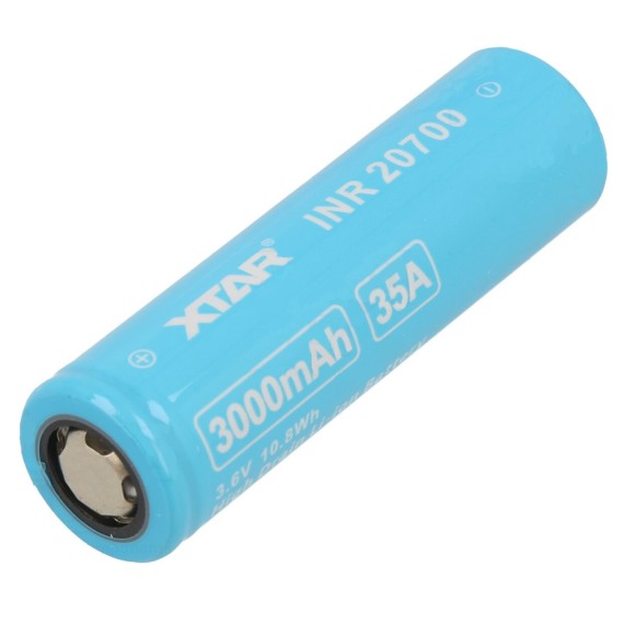 Μπαταρία Λιθίου 20700 3.7V - 3000mAh XTAR