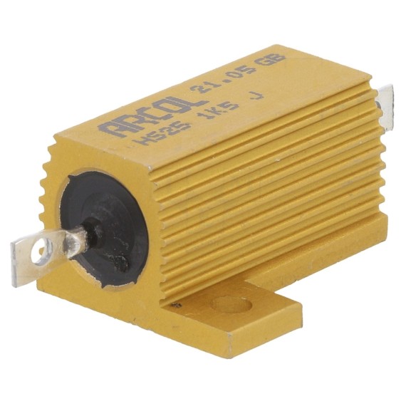 Power Resistor 25W 1.5Kohm With Heatsink