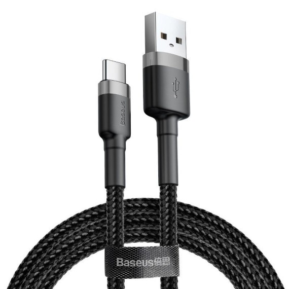 Καλώδιο USB A Αρσενικό σε C Αρσενικό - 1m Υφασμάτινο
