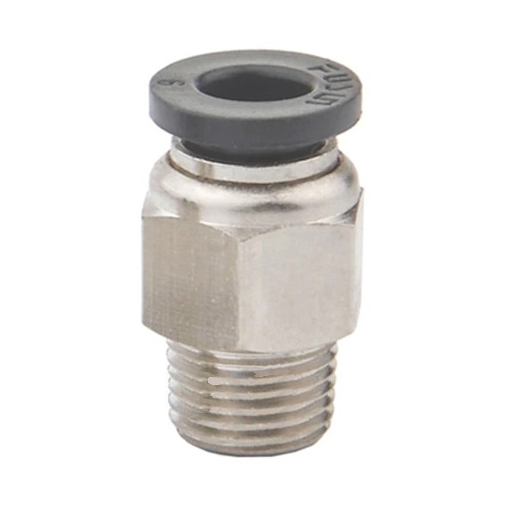 Push Fit Connector 6mm 1/8'' - PC6-01