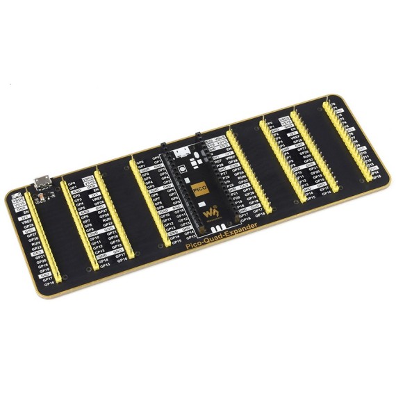 Waveshare Pico Quad GPIO Expander - Four Sets of Male Headers
