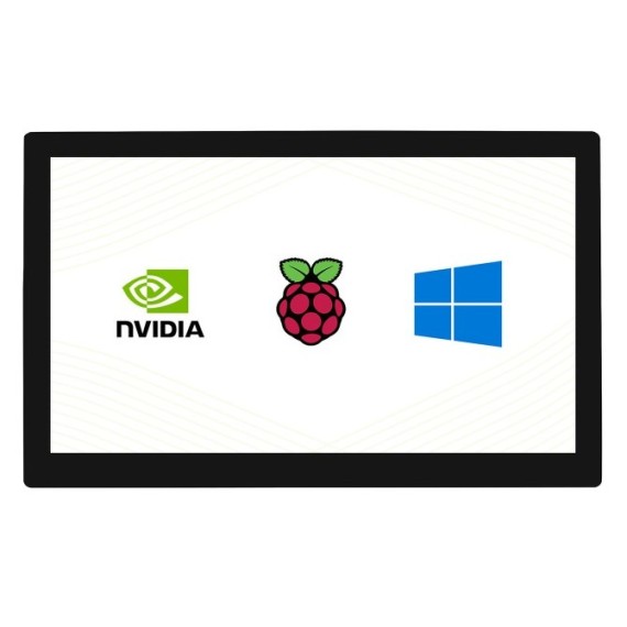 Pi Display QLED 10.1" HDMI 1280x720 IPS Capacitive Touchscreen USB