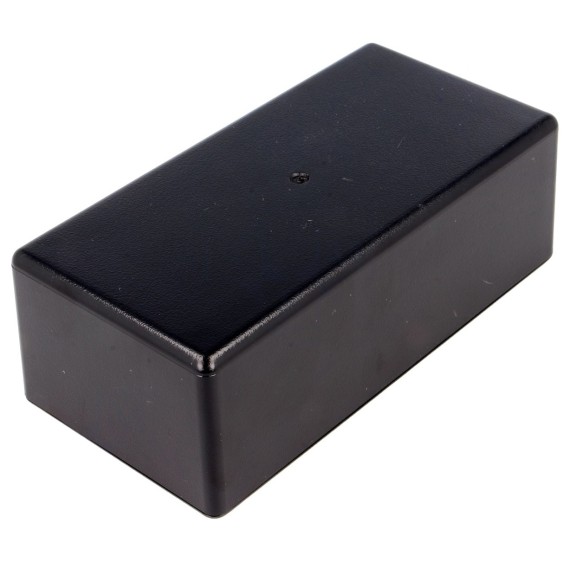 Κουτί Κατασκευών 129x64x44mm Μαύρο - G1033B