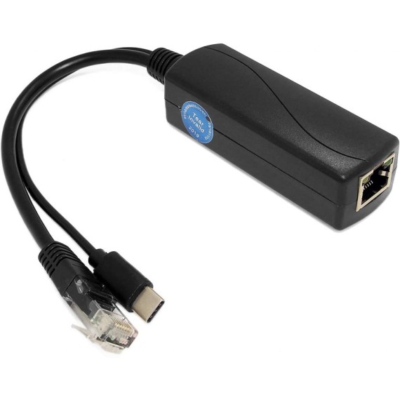 TYPEC PoE Cable USB-C - Black (165mm)