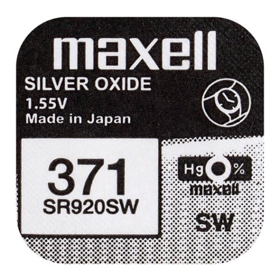Μπαταρία Coin Cell 371/370/SR920SW Maxell 1.55V