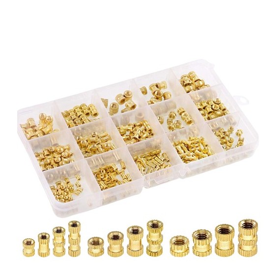 Threaded Insert Assortment Kit M2, M3, M4 - 250pcs