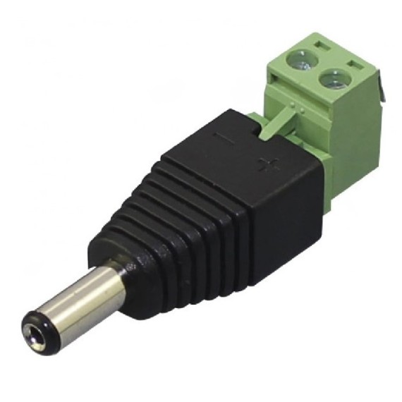 Dc Power Plug 5.5 x 2.1mm Barrel - Plugable Screw Terminal