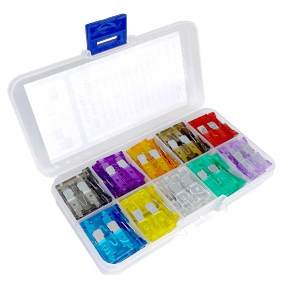 Car Fuse 19mm Assortment Kit 2-35A - 100pcs