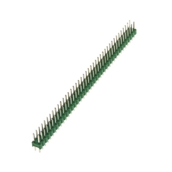 Pin Header 2x40 Male 2.54mm Green