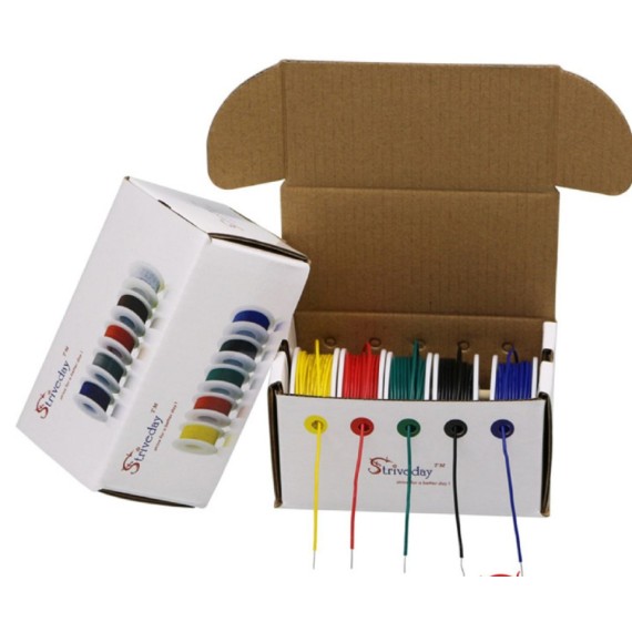 Hook-Up Wire 30AWG / 0.05mm2 - Assortment (Stranded)