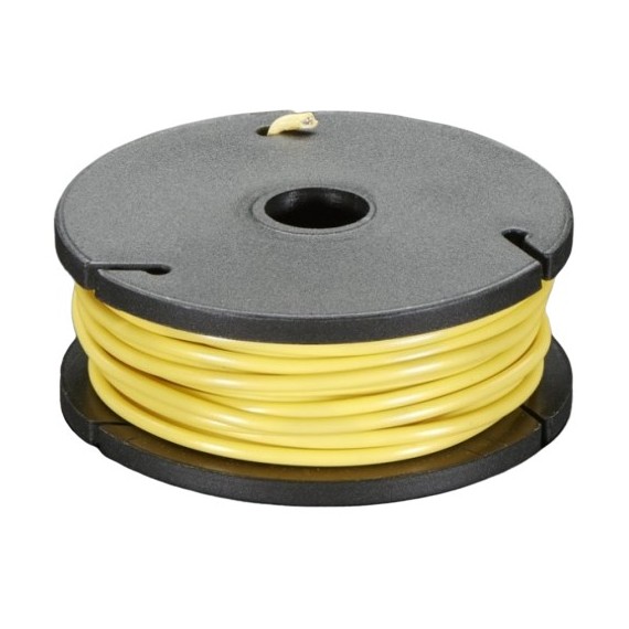 Hook-up Wire Stranded 26AWG / 0.12mm - Yellow 7.5m