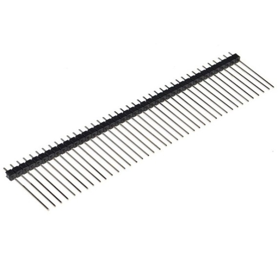 Pin Header 1x40 Male 2.54mm Long - 25mm