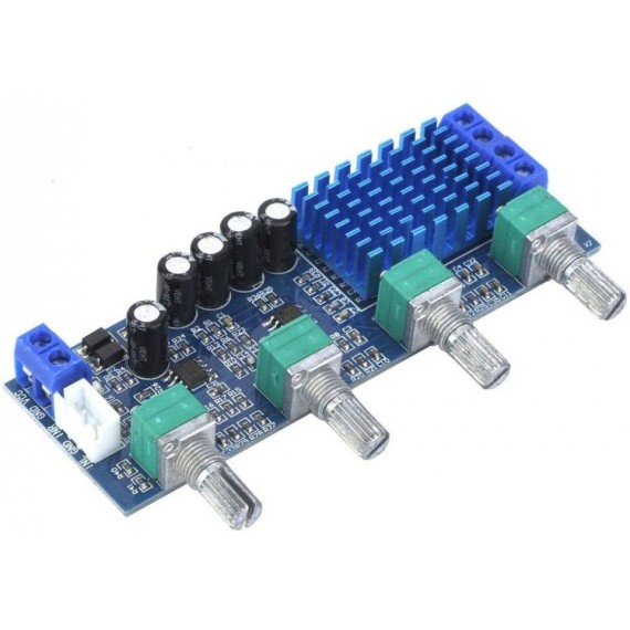 Stereo Digital Audio Amplifier Module 2X80W - TPA3116 With Heatsink