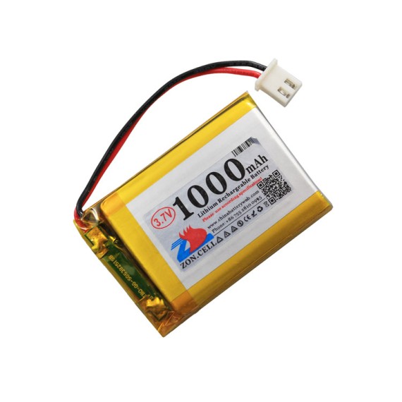 Polymer Lithium Ion Battery - 3.7v 1000mAh - JST PH