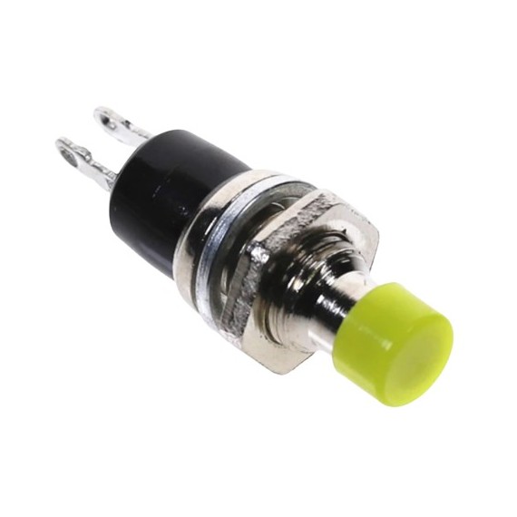 Push Button Small 7mm - Momentary Yellow