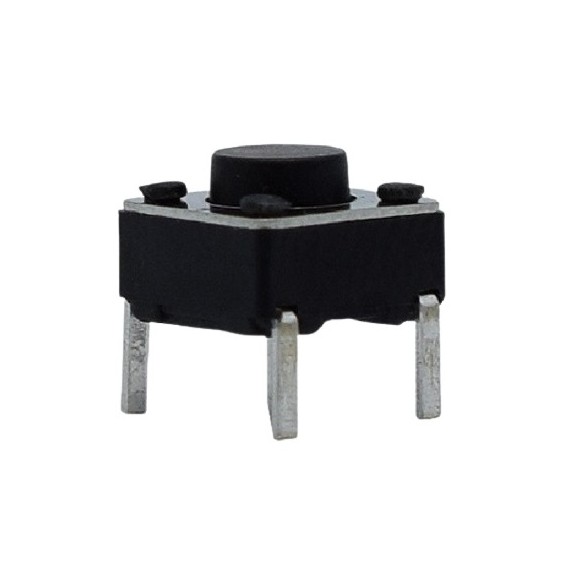 Tact Switch 6x6mm 5mm - Straight Pins