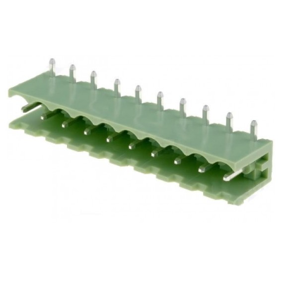 Terminal Block Pluggable 10 Pins Male Angle (P5.08)