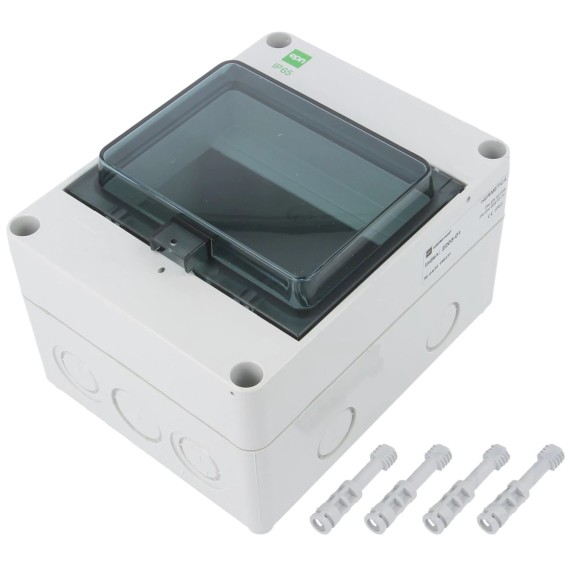 Wall Mount Modular Enclosure 6M - IP65 Light Grey