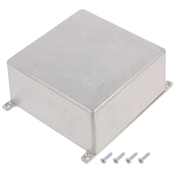 Κουτί Κατασκευών Θωρακισμένo 120.5x120.5x59mm - Αλουμινίου