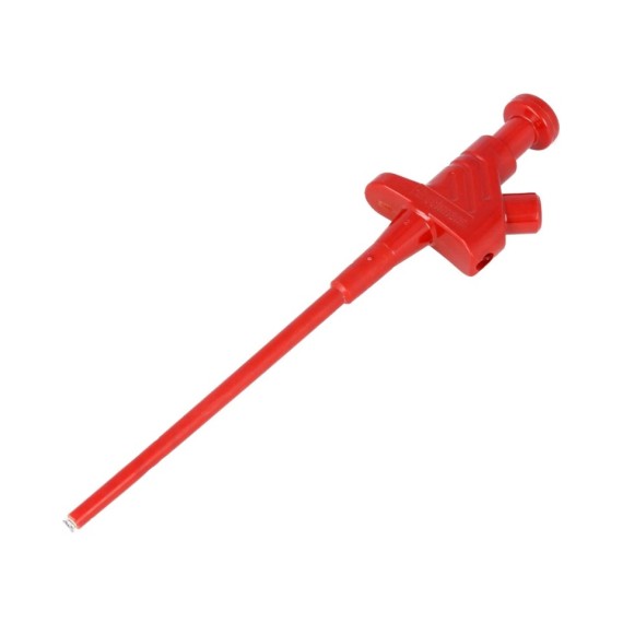 IC Hook 158mm for 4mm Banana - Red
