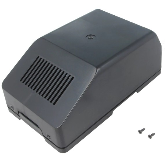 Κουτί Κατασκευών 187x110x70mm Μαύρο (Power Supply)