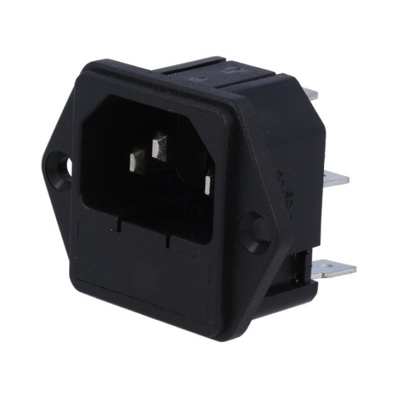 AC Connector Supply Socket IEC - Panel Mount