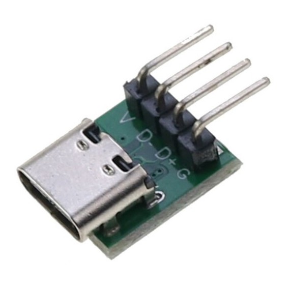 USB Type-C Breakout Board - Straight Header