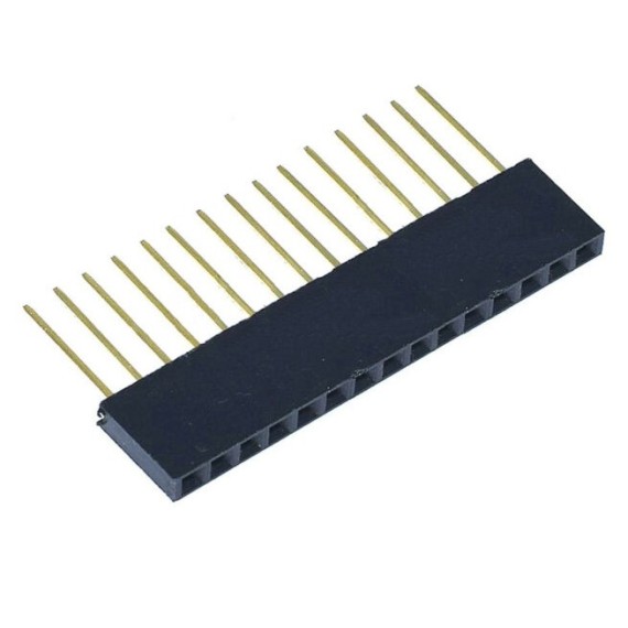 Pin Header 1x15 Long Stackable