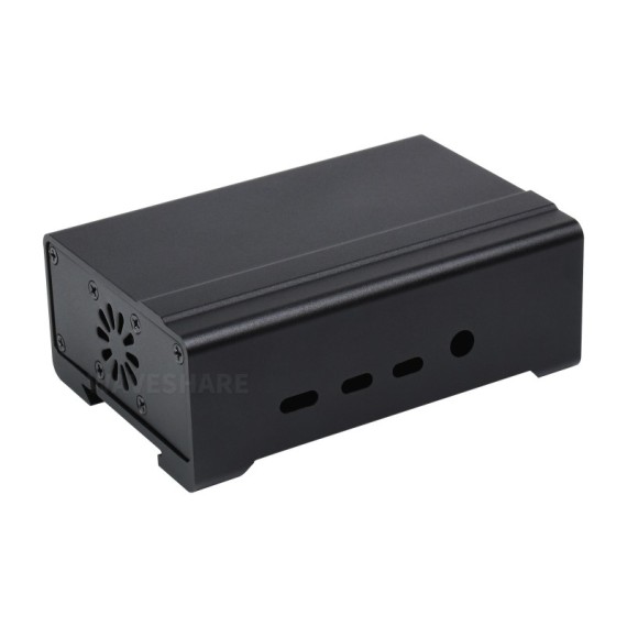 Κουτί Ράγας για Raspberry Pi 4 - Αλουμινίου με Ανεμιστήρα και Ψύκτρες
