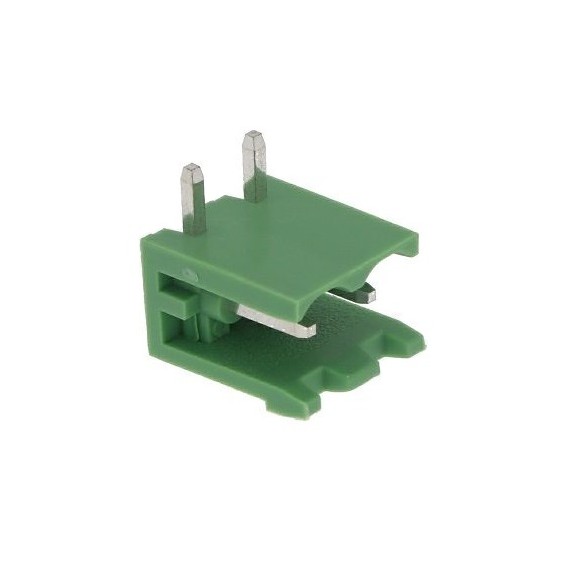 Κλέμα Ζευγαρωτή 2 Pins Γωνιακή Αρσενική (P5.08)