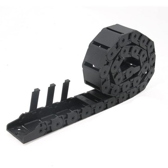 Semi-Enclosed Cable Drag Chain 18x37mm - 1m