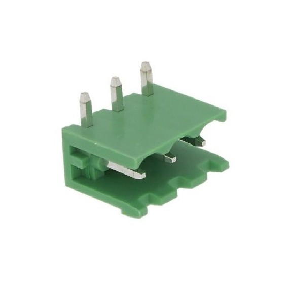 Κλέμα Ζευγαρωτή 3 Pins Γωνιακή Αρσενική (P5.08)