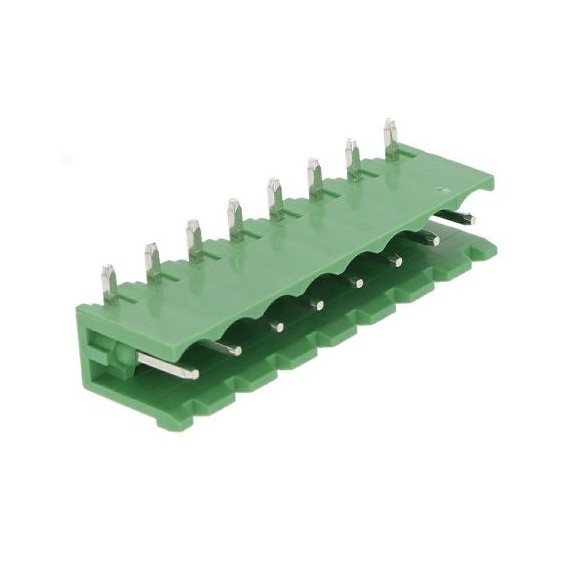 Κλέμα Ζευγαρωτή 8 Pins Γωνιακή Αρσενική (P5.08)