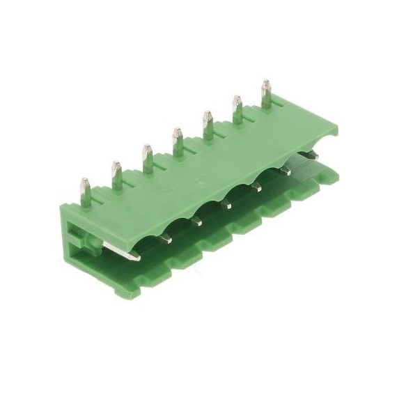 Κλέμα Ζευγαρωτή 7 Pins Γωνιακή Αρσενική (P5.08)