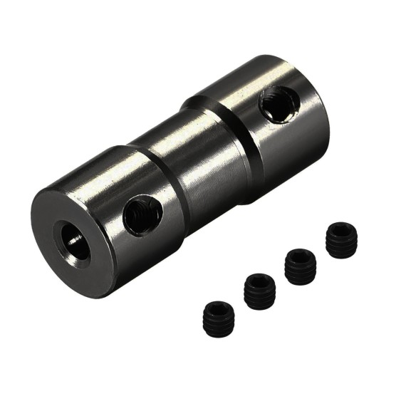 Shaft Coupler Solid 3mm - 3mm (Aluminum)