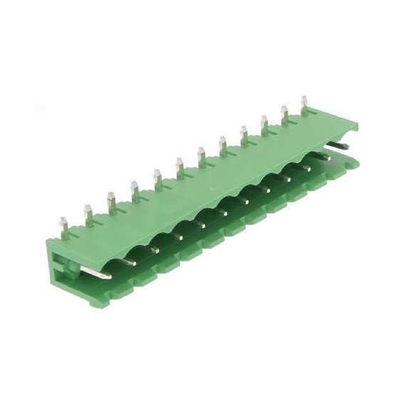 Terminal Block Pluggable 12 Pins Male Angle (P5.08)