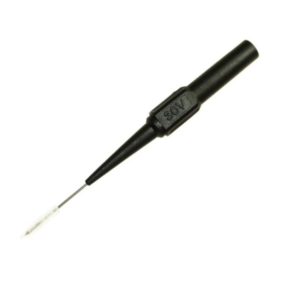 Probe Tip 0.7mm 30VDC Socket 4mm - Black